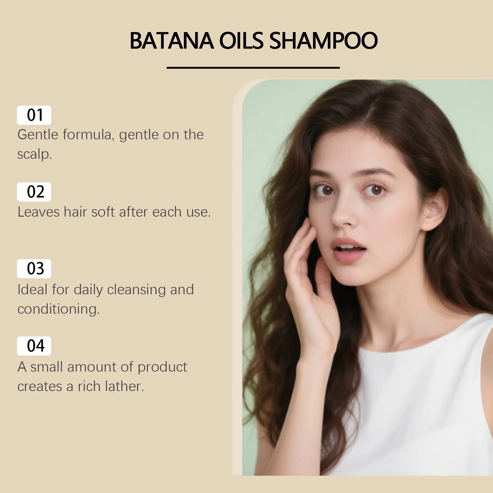 EELHOE Batana Oil Shampoo Deep Cleansing Hydrating & Nourishing Anti Hair Loss Repair Damaged Hair Growth Care Oasis Select