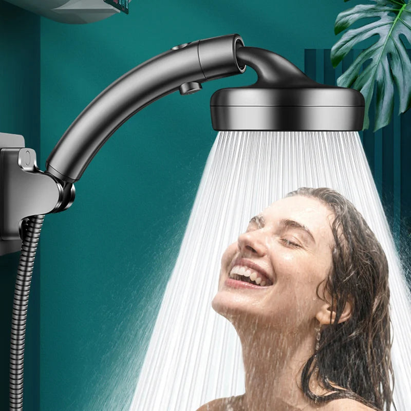 2-in-1 High Pressure Handheld Rainfall Shower Head | Water Saving