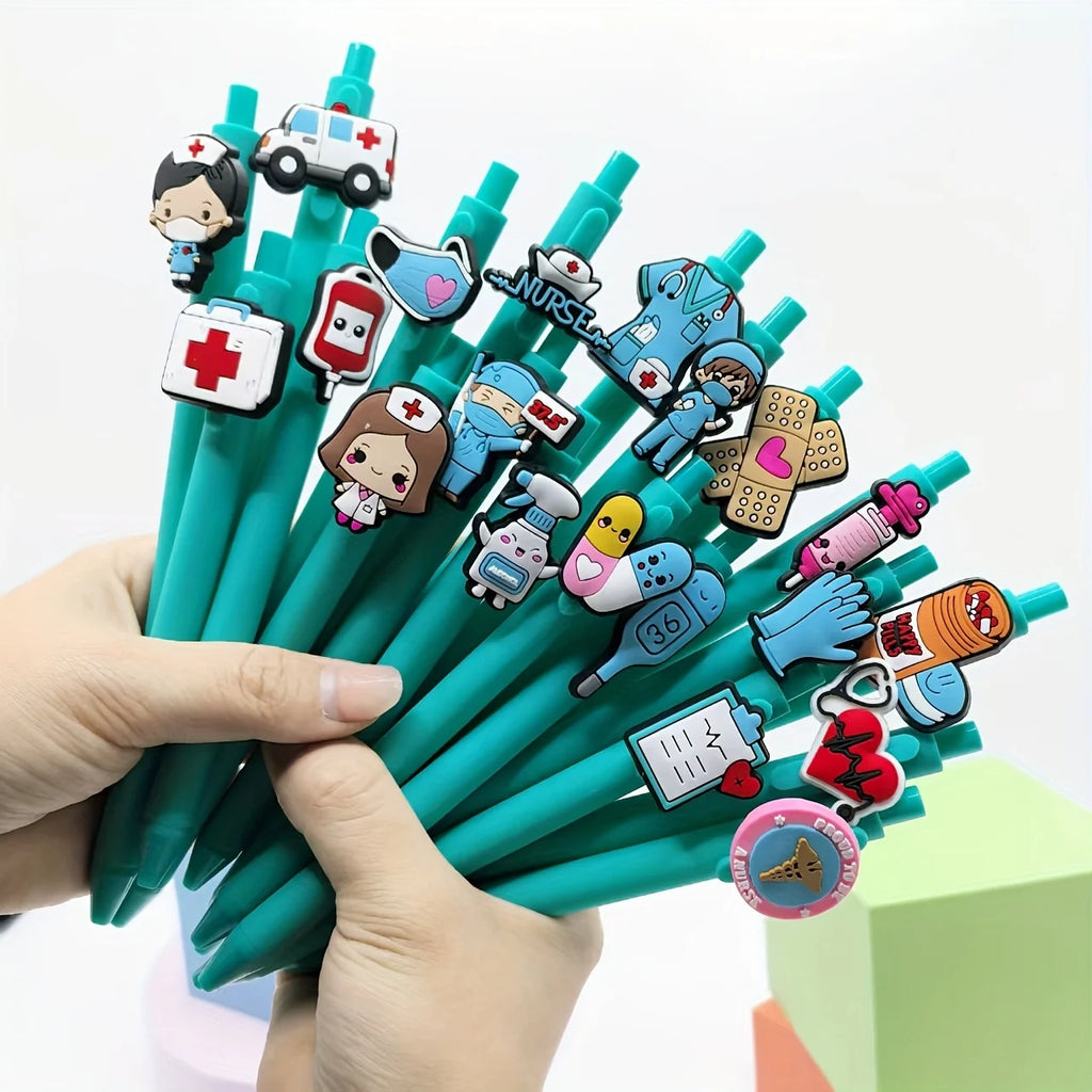 20/30/5pcs Nurse Doctor Writing Gel Pens Medical Record Pen Nurses Day Gift Pen Random Styles Oasis Select