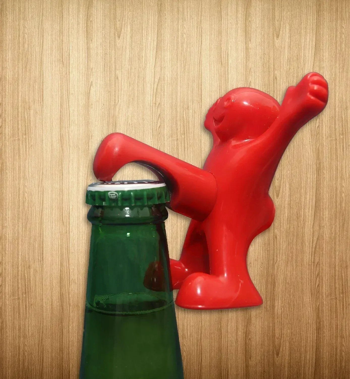 Red Villain Wine Tool Spoof Open Beer Little Red Man Wine Cork Opener Valentine's Day Christmas Housewarming Gift Oasis Select
