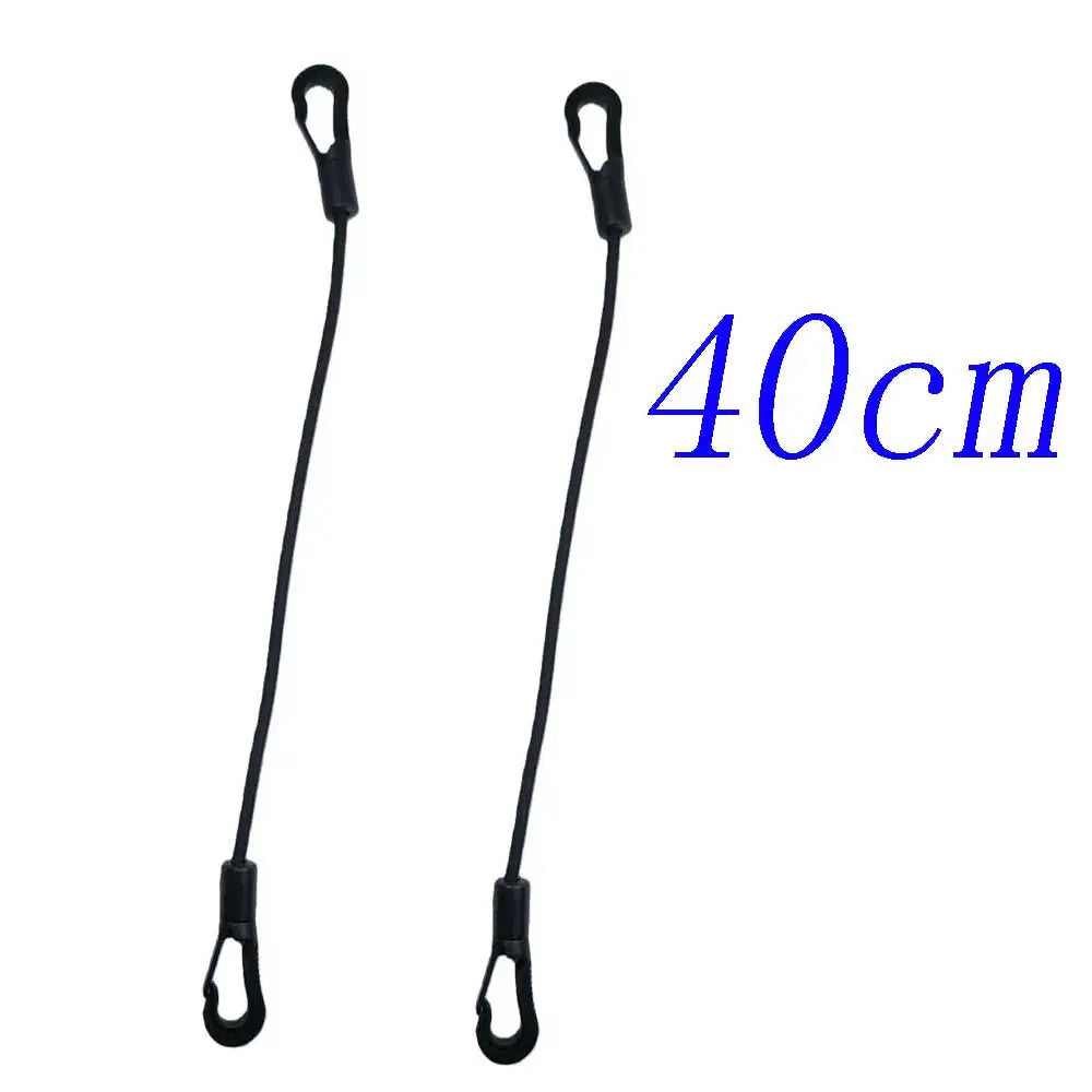 2pcs 4MM Bungee Shock Cord with Hooks Multi-Purpose Tie Downs Elastic Bungee Rope for Kayak Canoe Tarp Secure Your Gear Oasis Select 2pcs 40cm