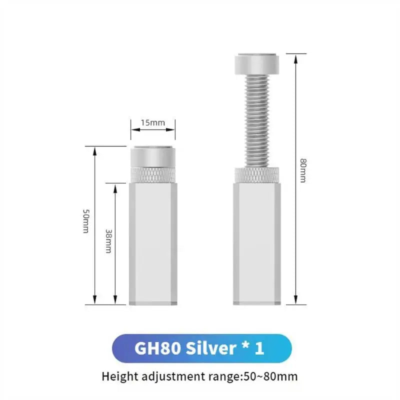Adjustable Aluminum GPU Stand With Stable Load Bearing And Anti Slip Base Perfect For Desktop PC Gaming Builds Oasis Select GH80 White