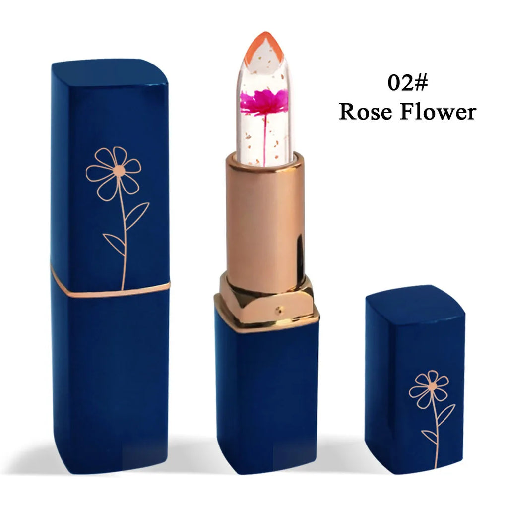 MIRSIST Color Changing Jelly Flower Lipstick – Moisturizing Balm