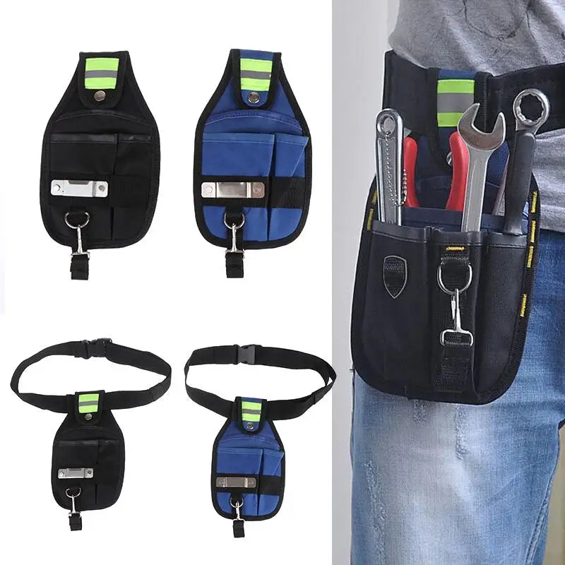 Portable Multifunctional Tool Waist Bag Electrician Pocket Storage Bag Maintenance Tool Bags Screwdriver Kit Holder Pouch Oasis Select