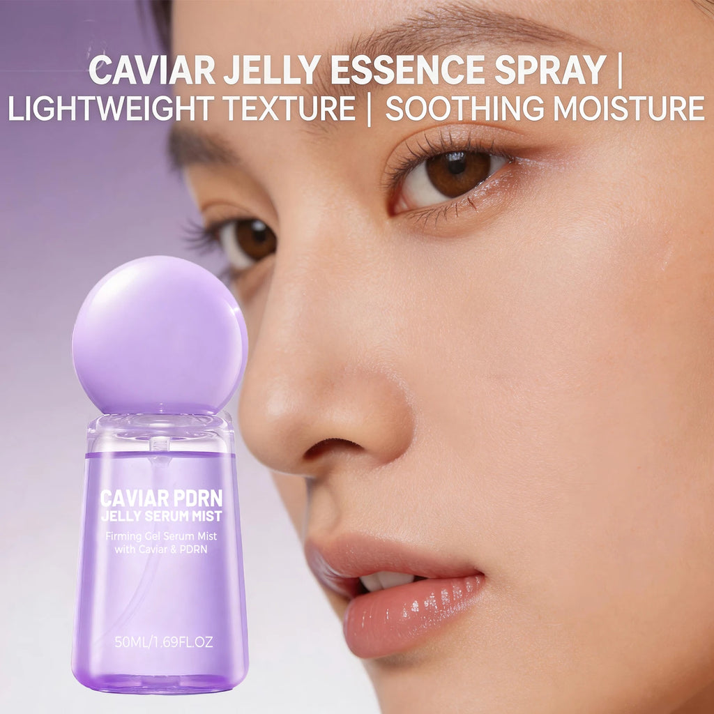 Caviar Face Serum Firming Hydrating Pdrn Jelly Serum Mist Improve Dullness Brightening Essence Spray Moisturizing Before Makeup Oasis Select