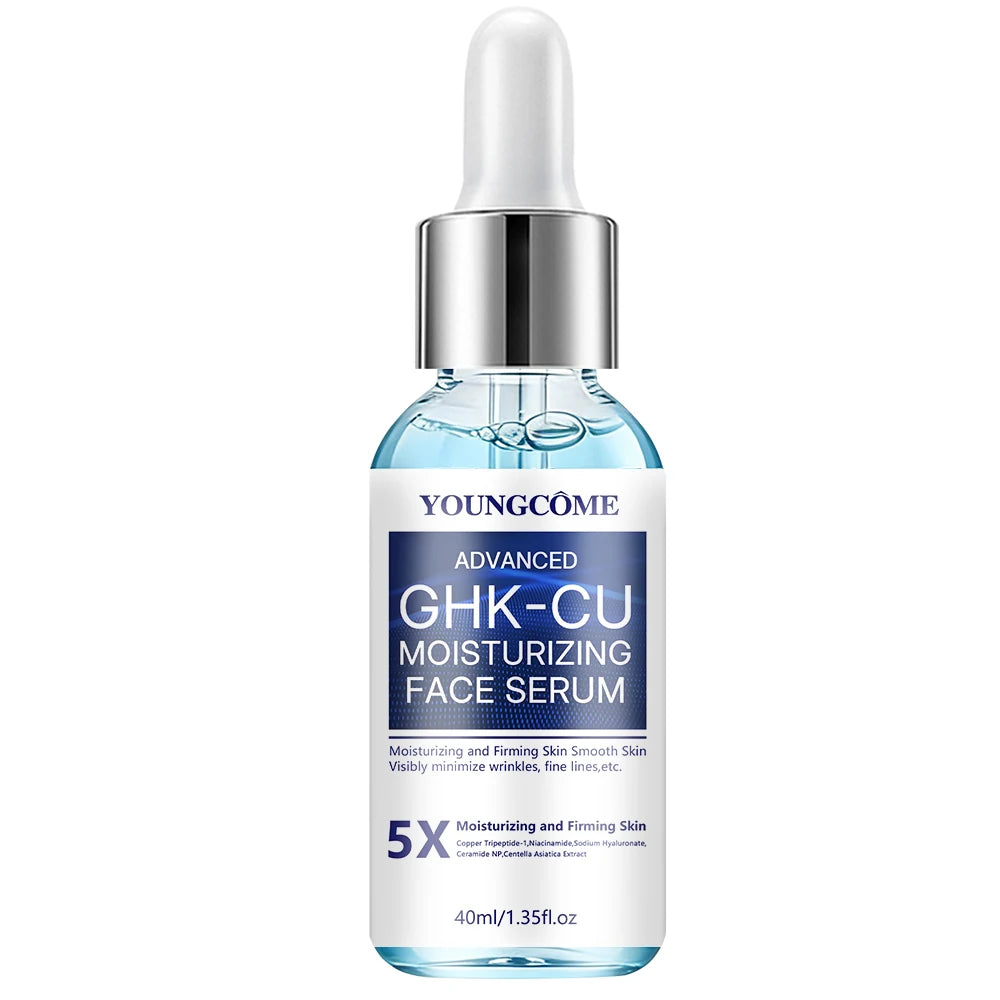 GHK-CU Copper Peptide Anti-Aging Face Cream & Serum - Firming & Hydrating Moisturizer for All Skin Types, Skincare for Women Oasis Select 40ml