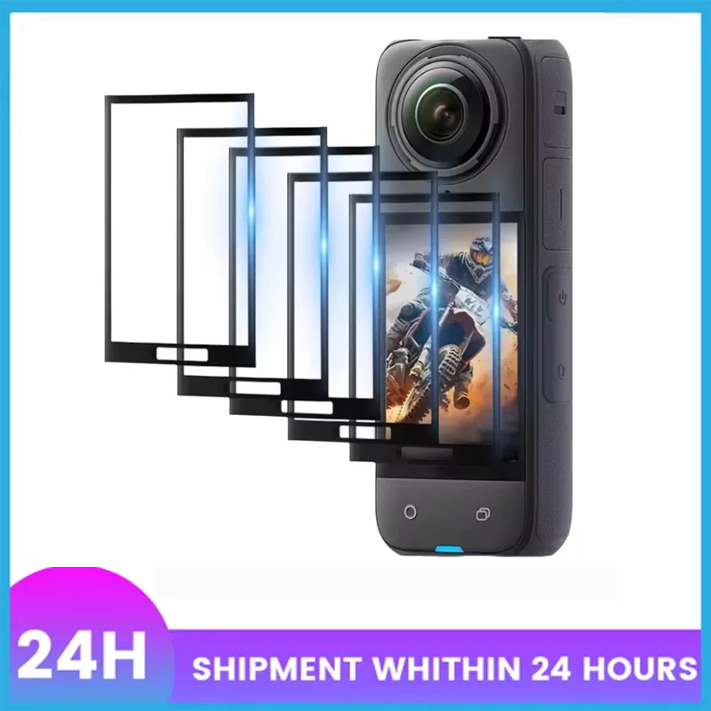 Insta360 X4/X5 Screen Protector – 9H 3D Curved Tempered Film