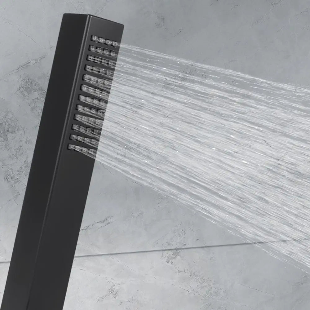Fashion Square Shower Head Single Function Handheld Shower Sprayer Water-saving High Pressure Water-saving Sprinkler Oasis Select