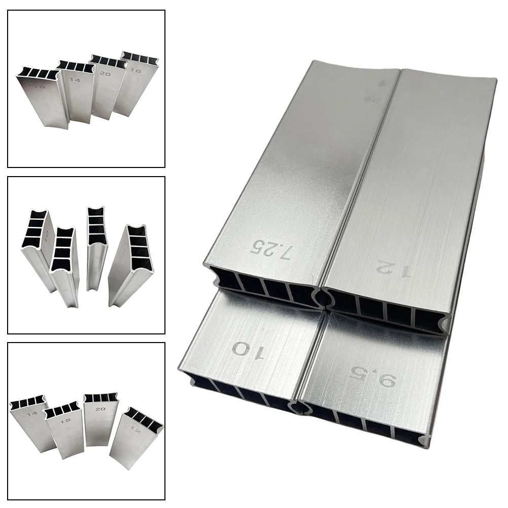 Two Way Radius Sanding Block Aluminum For Guitar Bass Fret Leveling Fingerboard Luthier Tool 7.25 15 Inch Oasis Select