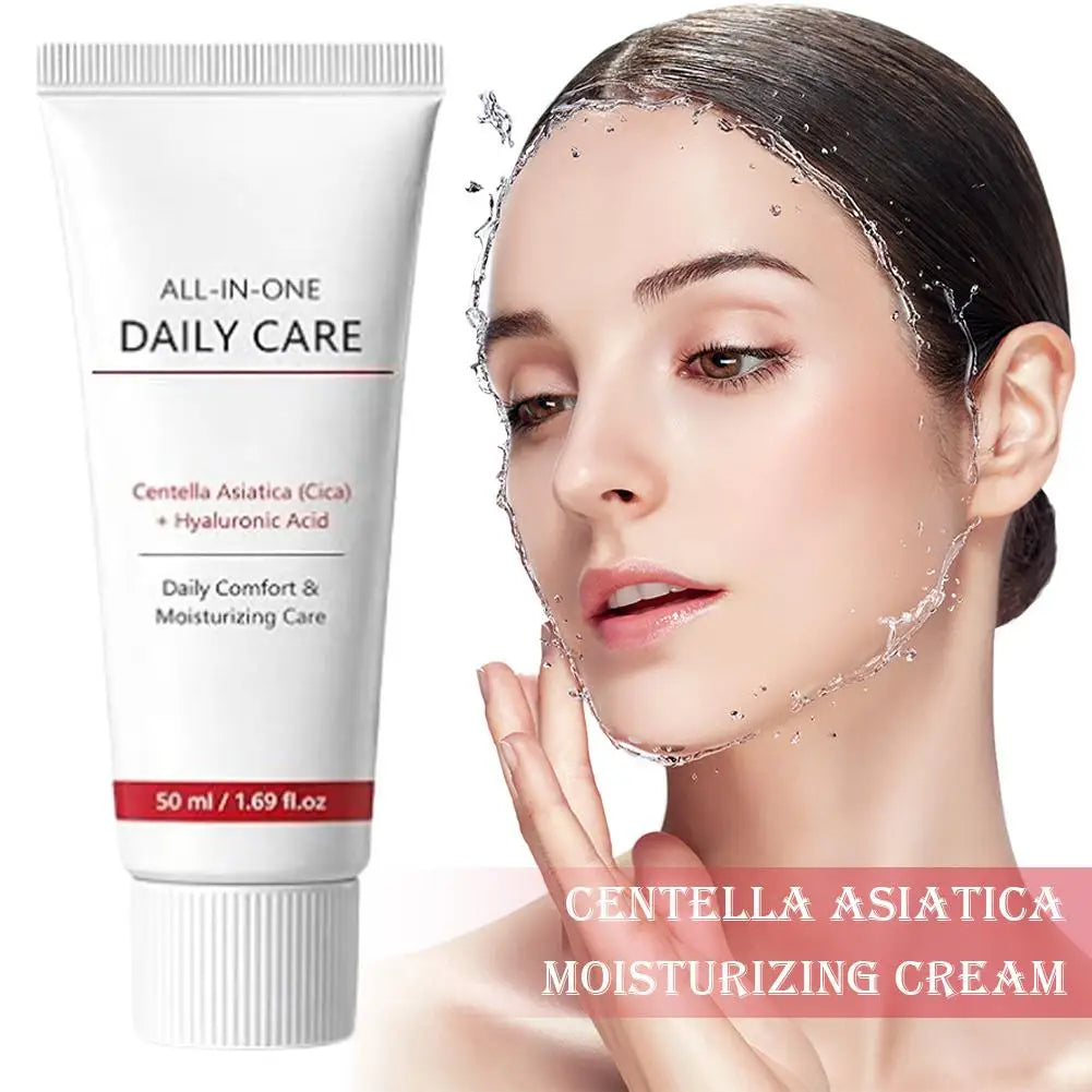 Centella Soothing Cream Face Moisturiser With Centella Asiatica, Fast-Absorbing & Nourishing Hydrating Face Cream Skin Care 50ml Oasis Select