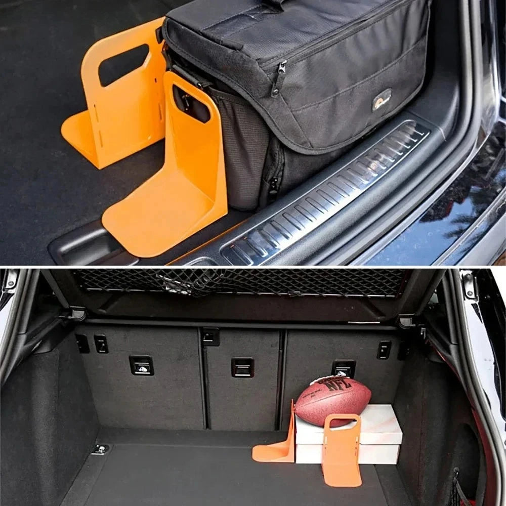 Multifunctional Car Back 2/1pcs Auto Trunk Organizer Rack Luggage Box Stand Shake-proof Fence Storage Holder Tools Oasis Select