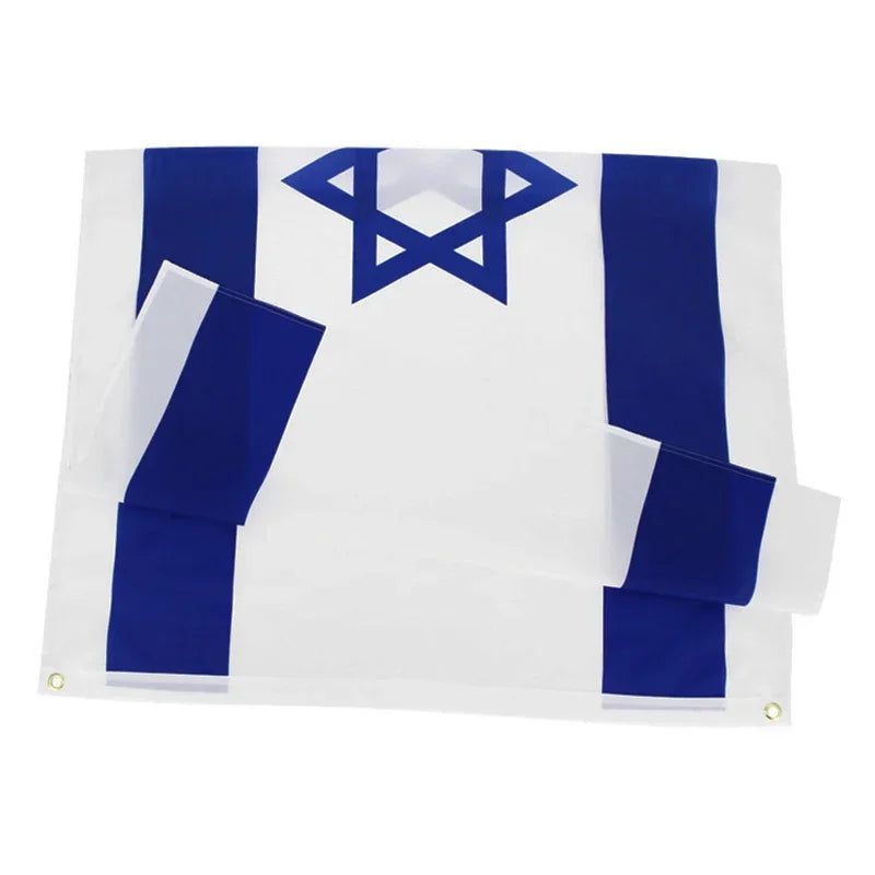 90X150cm Israel National Flag Hanging Polyester ISR IL Israeli National Flags Flags Accessories Banner For Decoration Oasis Select