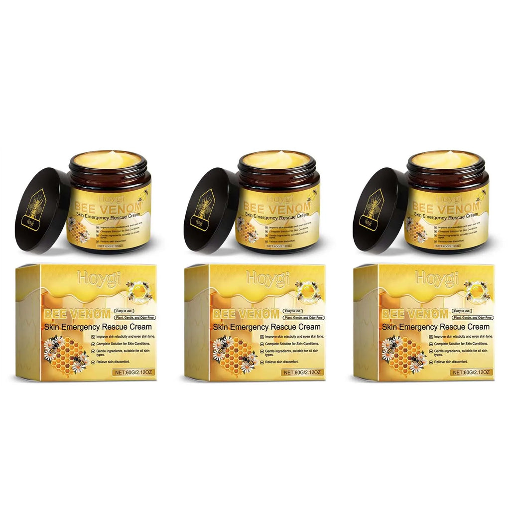 Hoygi Bee Venom Face Cream – Firming, Lifting & Skin Repair Bee Venom Face Cream Oasis Select 3 x 60g boxed