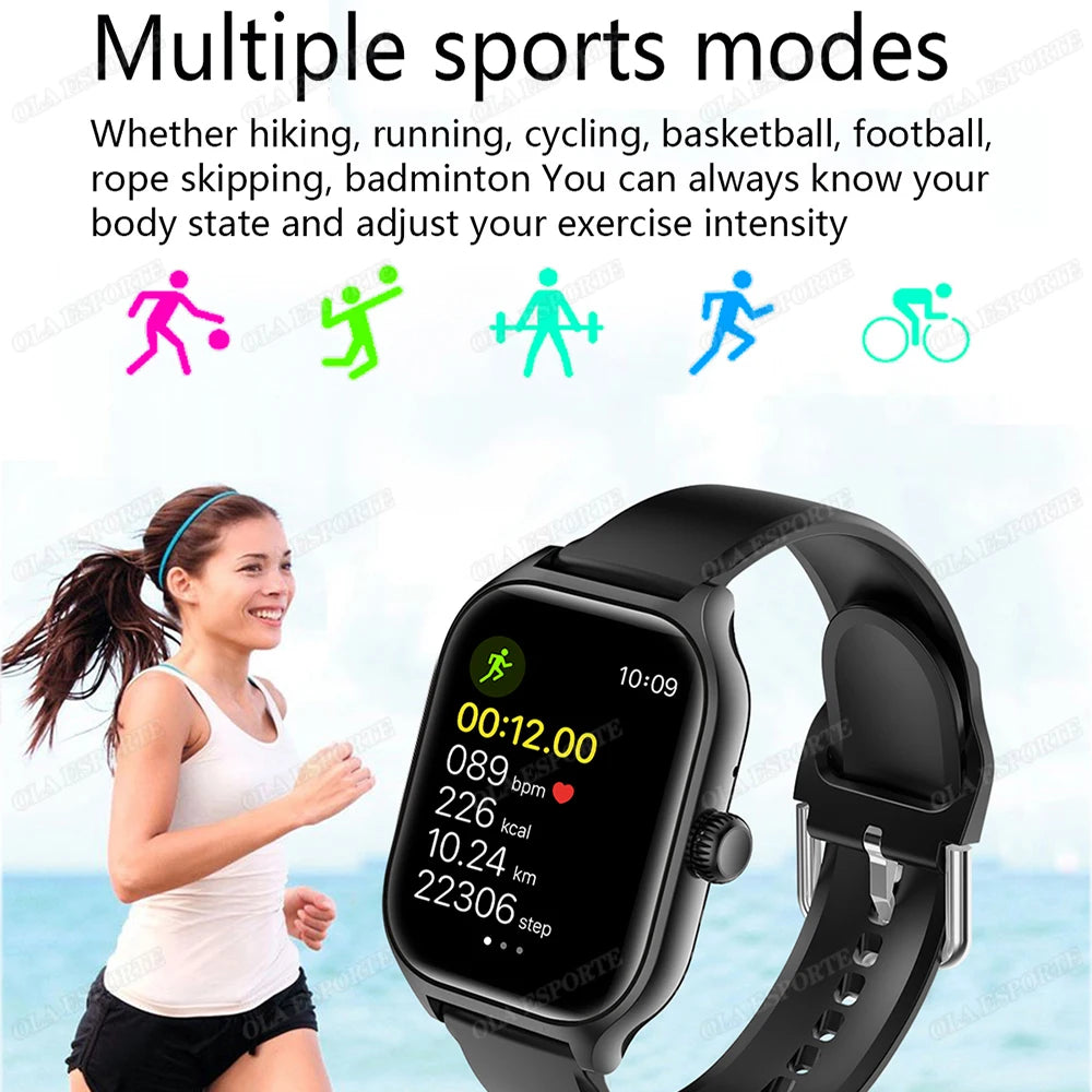 HT30 Smart Watch 2.01" HD Bluetooth Call Fitness Tracker