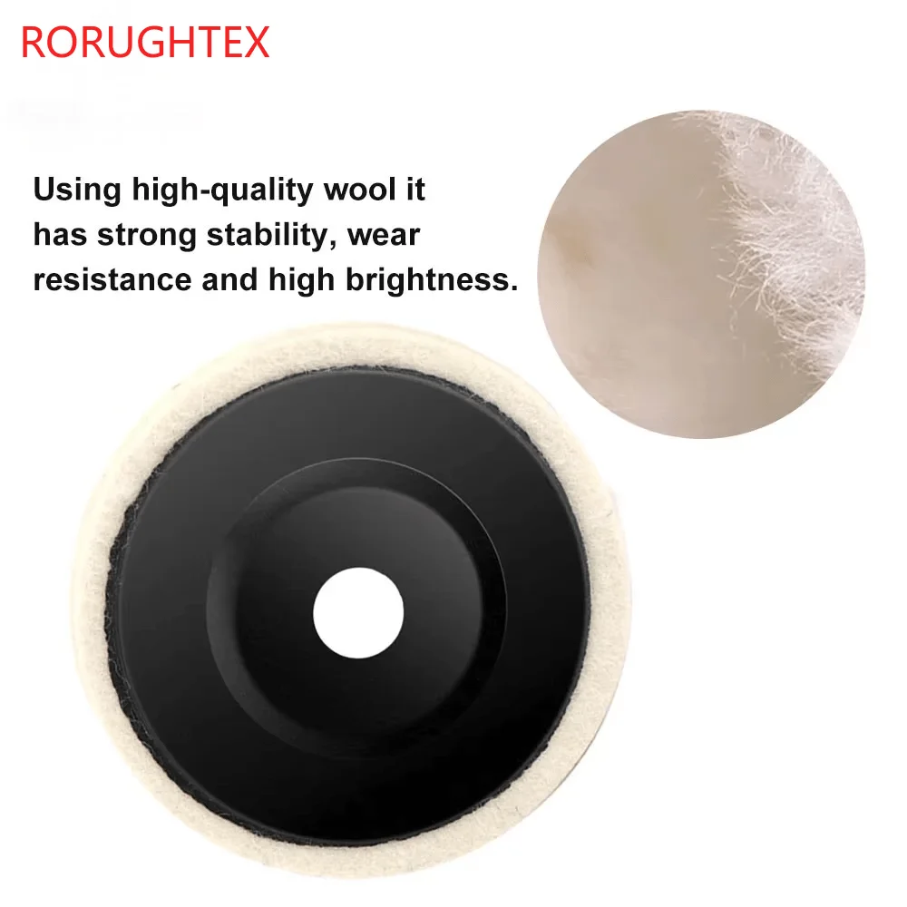 75mm Wool Polishing Wheel Pads for Angle Grinder | Metal & Glass Polishing Wheel Pads Oasis Select