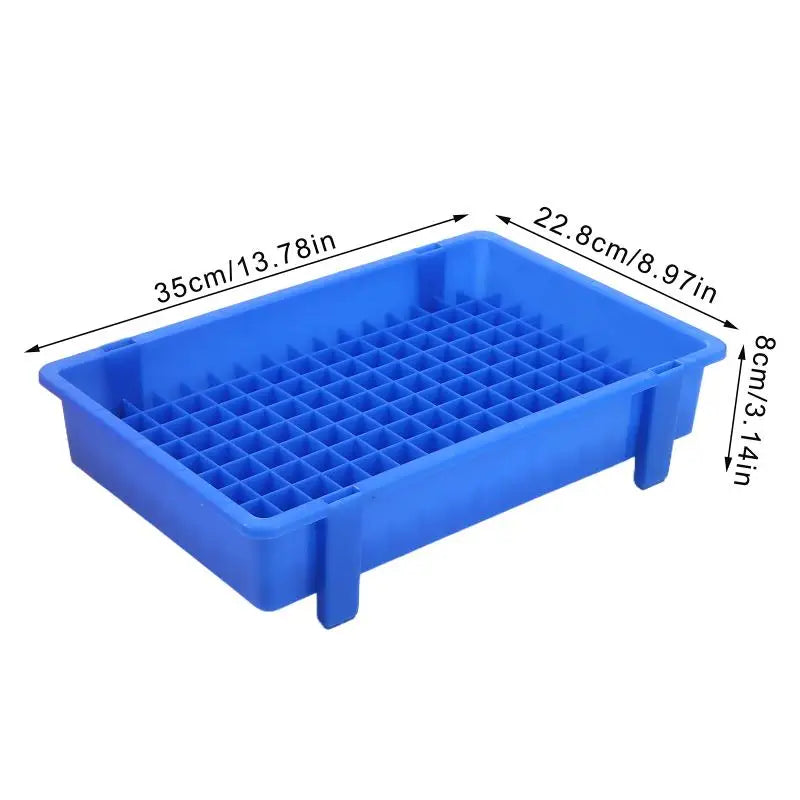 1PCS Thickened Plastic Lithium Battery Storage Box For 18650 Cells - Divided Transport And Turnover Tray Oasis Select
