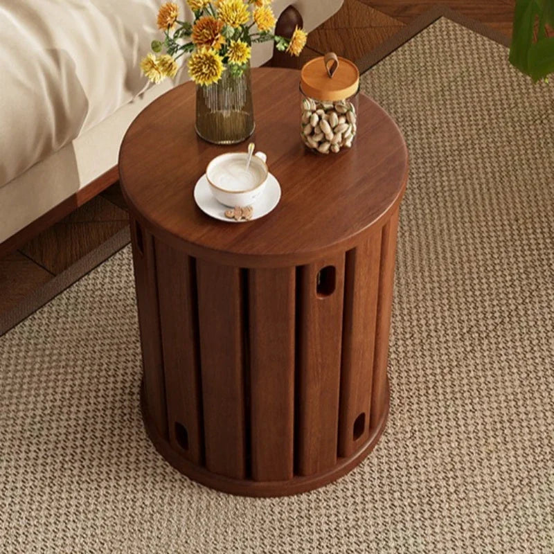 Household stools can be stacked solid wood round stools stacked low stools with pulleys wooden stools sturdy and durable Oasis Select