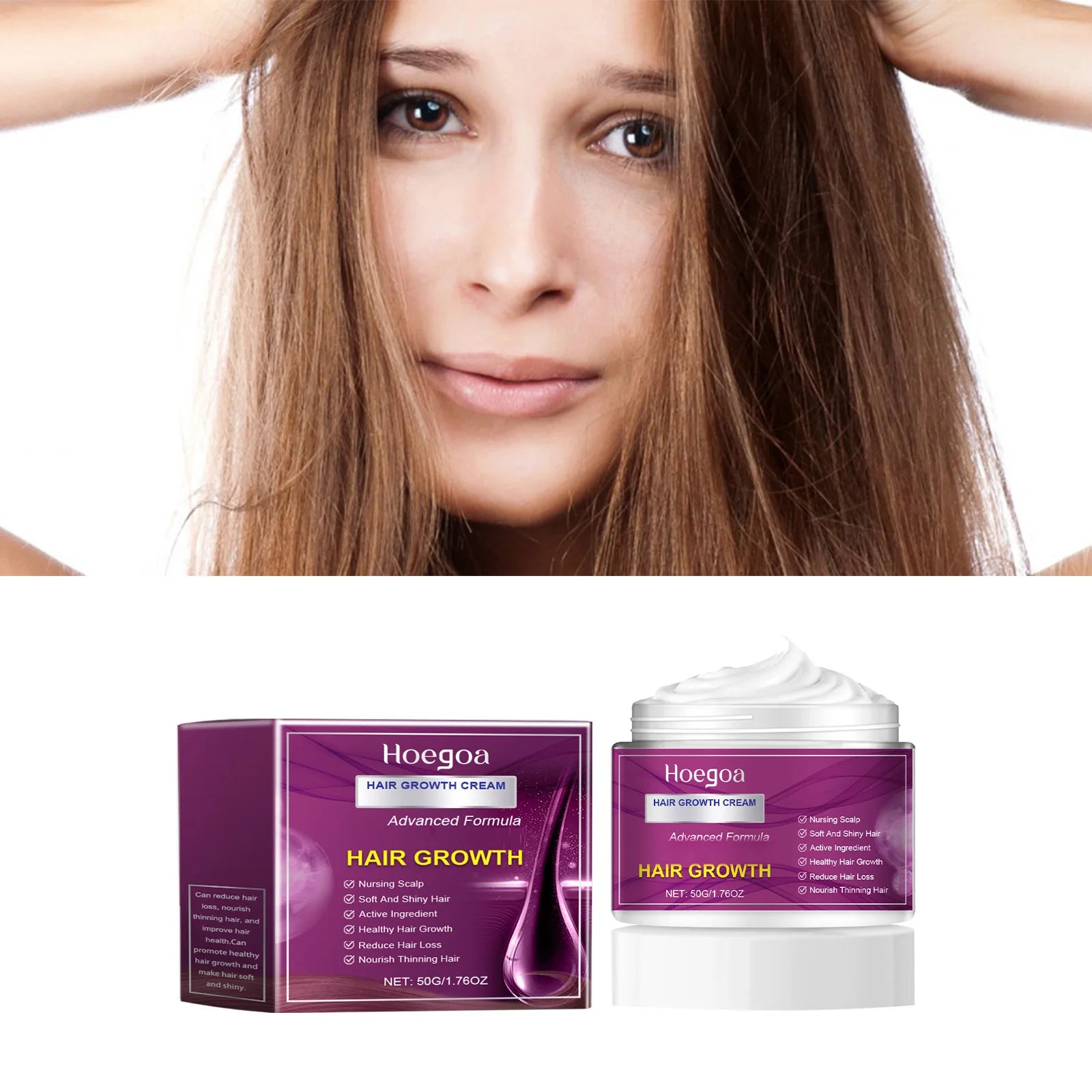 Hair Growth Cream Reducing Loss Nourish Dry Repair Damaged Scalp Massage Prevent Baldness Effective Treatment Hair Care Lotion Oasis Select