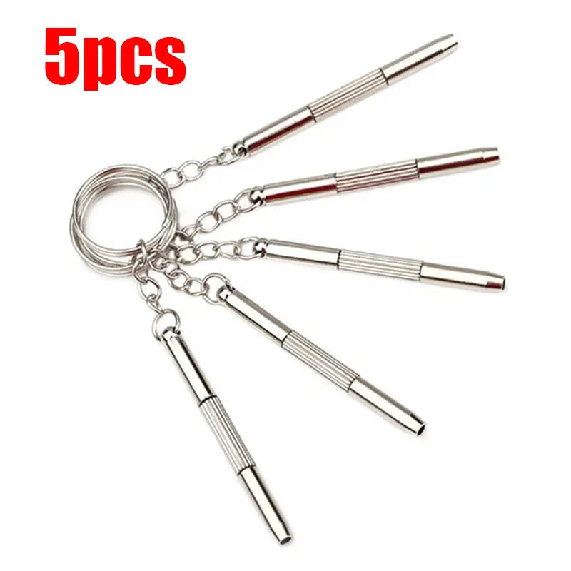 5/10/20/30pcs Mini 3 In1 Screwdriver Eyeglass Optical Eye Glasses Portable Spectacles Watch Repair Kit Practical Household Hand Oasis Select 5pcs