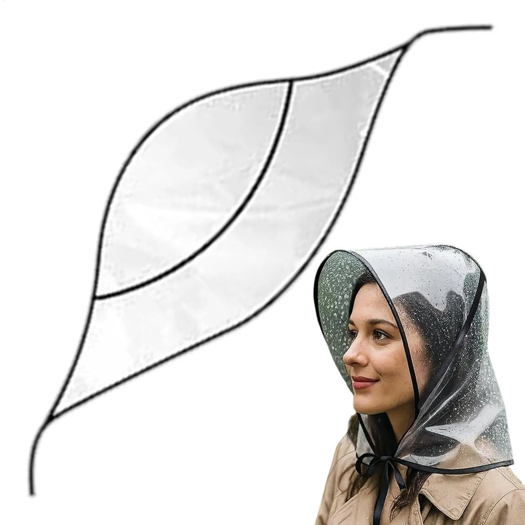 Rain Hats for Women Reusable Transparent Headwear with Brim Waterproof Transparent Rain Hat for Women Lady Girlfriend Mother Oasis Select