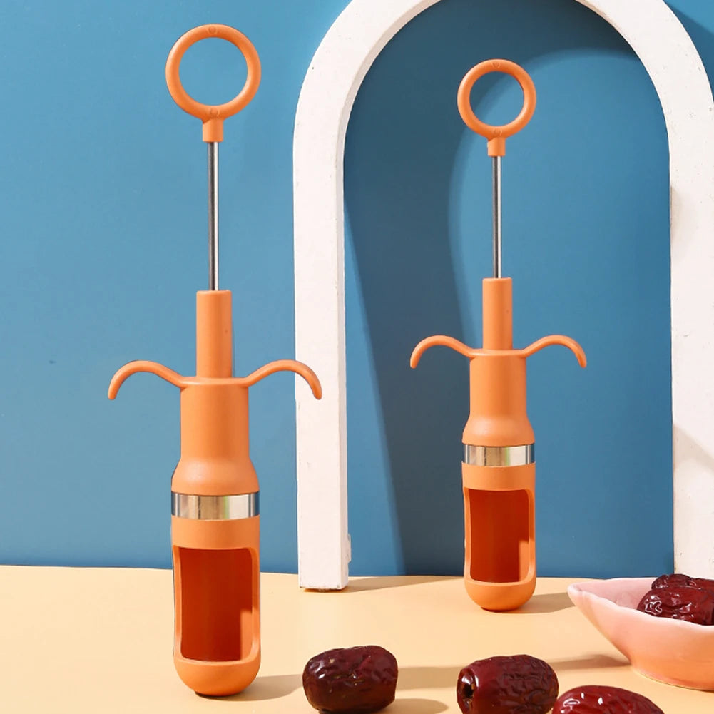 Cherry Olive Pitter & Jujube Corer – Stainless Steel 1/2/5 Pack Fruit Pitter Tool Oasis Select