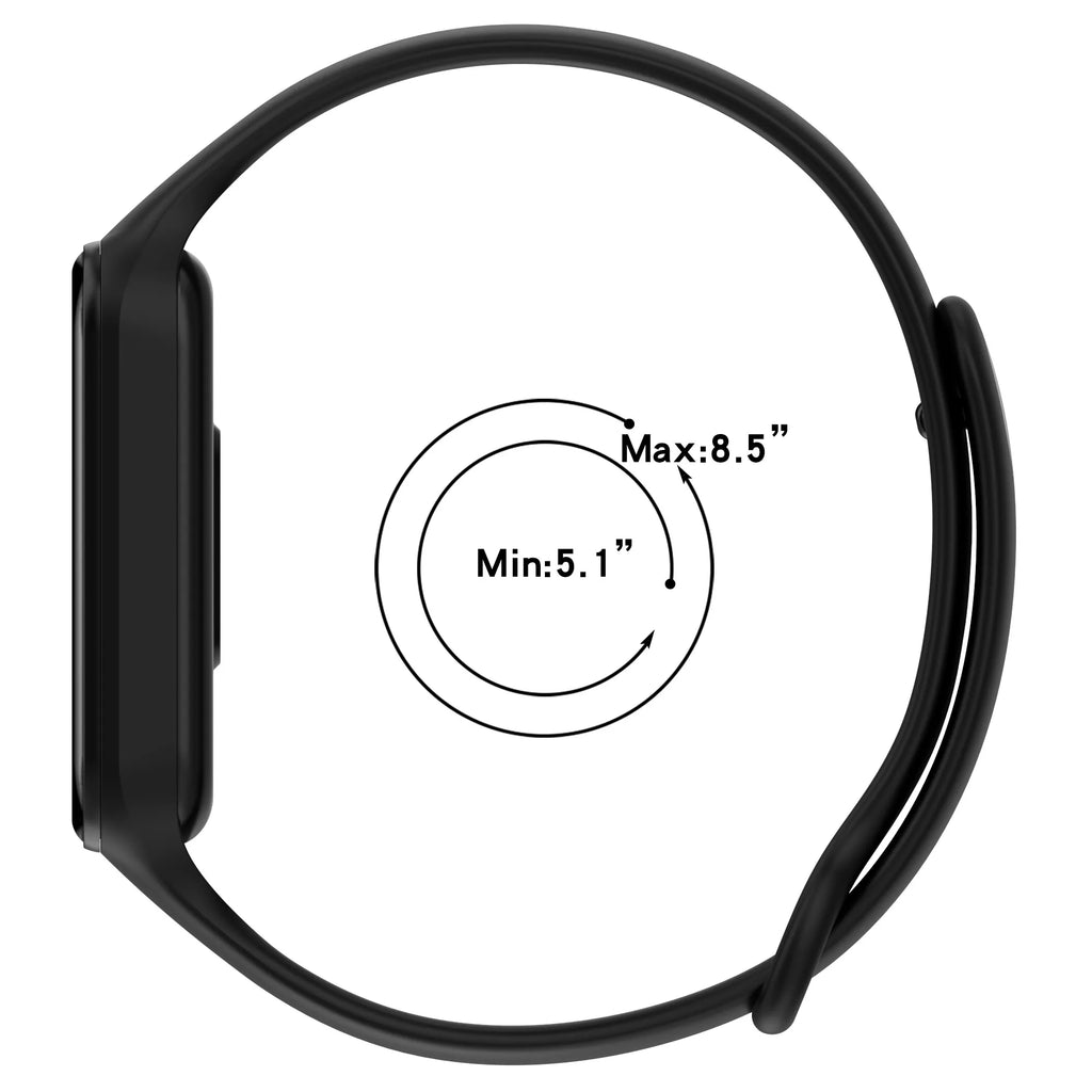 Silicone Strap for Redmi Watch Band 2 & Xiaomi Band 8 Active Replacement Watch Strap Oasis Select