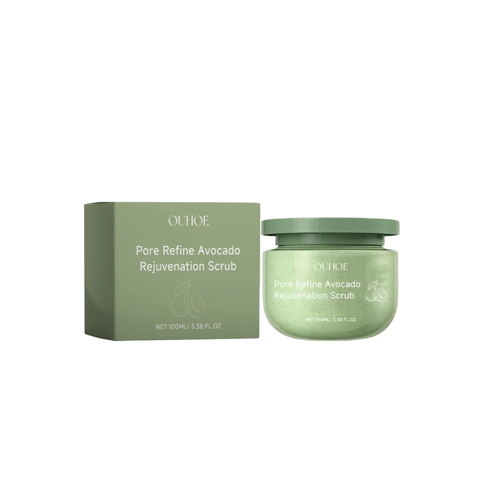Pomegranate & Shea Butter Exfoliating Body Scrub 114g Exfoliating Body Scrub Oasis Select Avocado