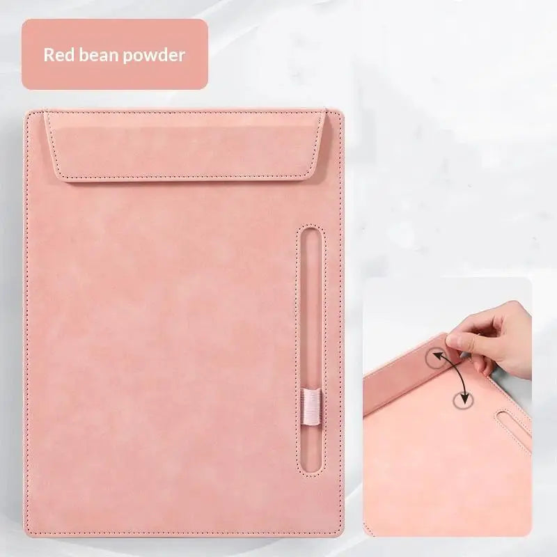 A4 PU Leather Clipboard – Magnetic Closure & Pen Slot