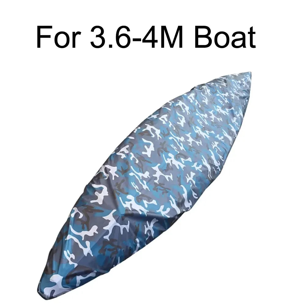 Anti-UV Waterproof Kayak Boat Canoe Storage Transport Dust Cover for Fishing Inflatable Boat Replacement Oasis Select For 3.6m-4m Boat