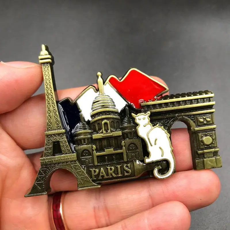 Paris France EiffelTower Triumphal Arch European Refrigerator Magnetic Fridge Magnets World Tourist Souvenir Collection Gifts Oasis Select