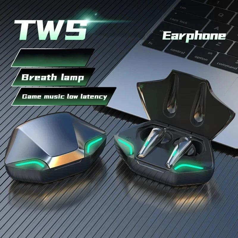 Bluetooth Headphones Gaming Wireless Bluetooth Headset Earphone Bluetooth Earbuds HIFI With Mic Charging Box Game Headset Oasis Select
