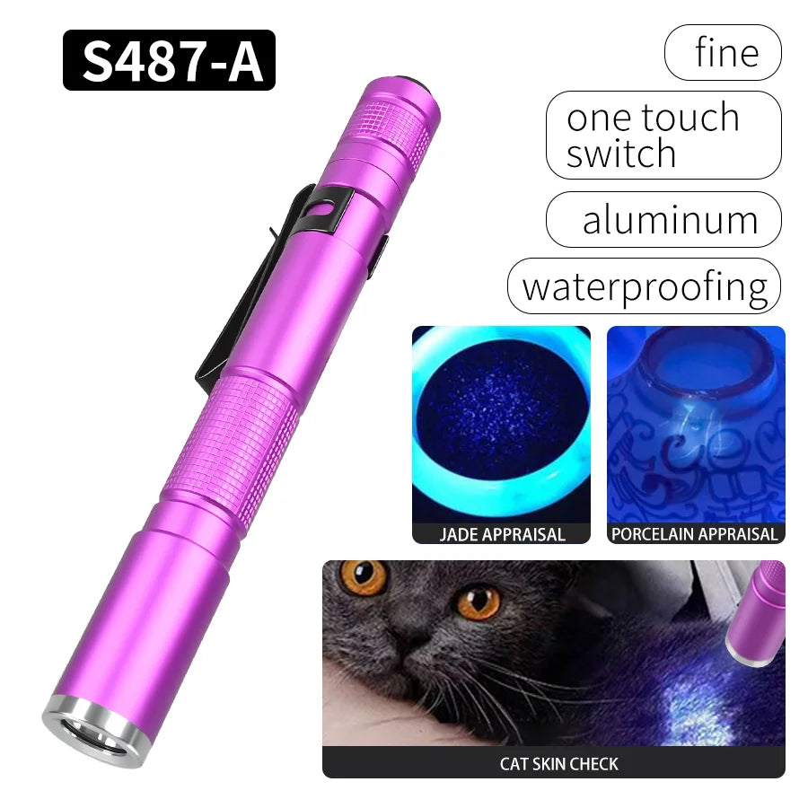 395nm UV Flashlight – Pet Stain & Fluorescent Detector Torch