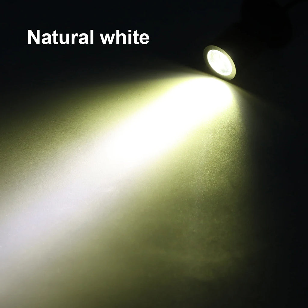USB Charging Mini LED Spotlight Surface Mounted Cabinet Downlight 1W Wall Ceiling Lamp Foyer Decor ,8 Colors,Easy to install Oasis Select Neutral White Black Shell