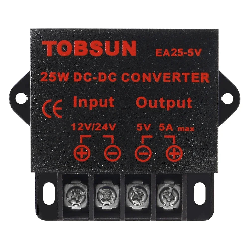 12V/24V to 5V 5A 15AMP 3A 10A 24V to 5V 12V to 5V 15A Car Step Down Reducer DC Converter Voltage Regulator for Car Oasis Select 12V 24V TO 5V 5A