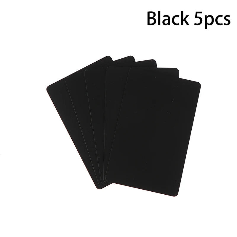 Hot Sale 5/10Pcs NFC215 Black White Cards Rewritable NFC NT-AG215 PVC Cards Blank Easy Convenient Programmable NFC Business Card Oasis Select 5Pcs Black