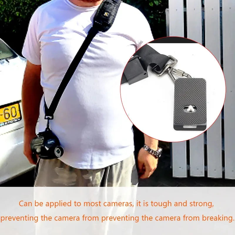 WAPUNO Anti-Slip DSLR Shoulder Strap – Canon, Nikon, Sony