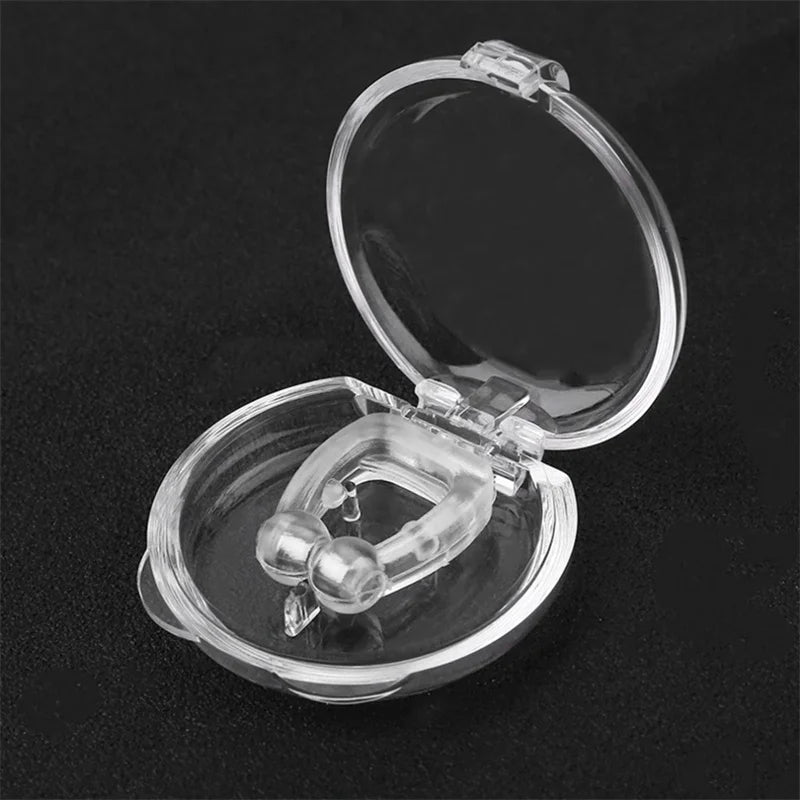 Silicone Magnetic Nose Clip – Anti-Snoring Sleep Aid with Case Anti-Snoring Nose Clip Oasis Select