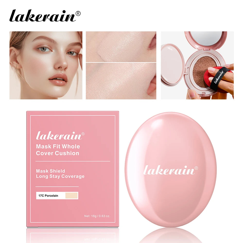 Semi-matte CC Cream Cushion Natural Concealer Whitening Long-lasting Creamy Texture Foundation Face Base Makeup Cosmetics Oasis Select