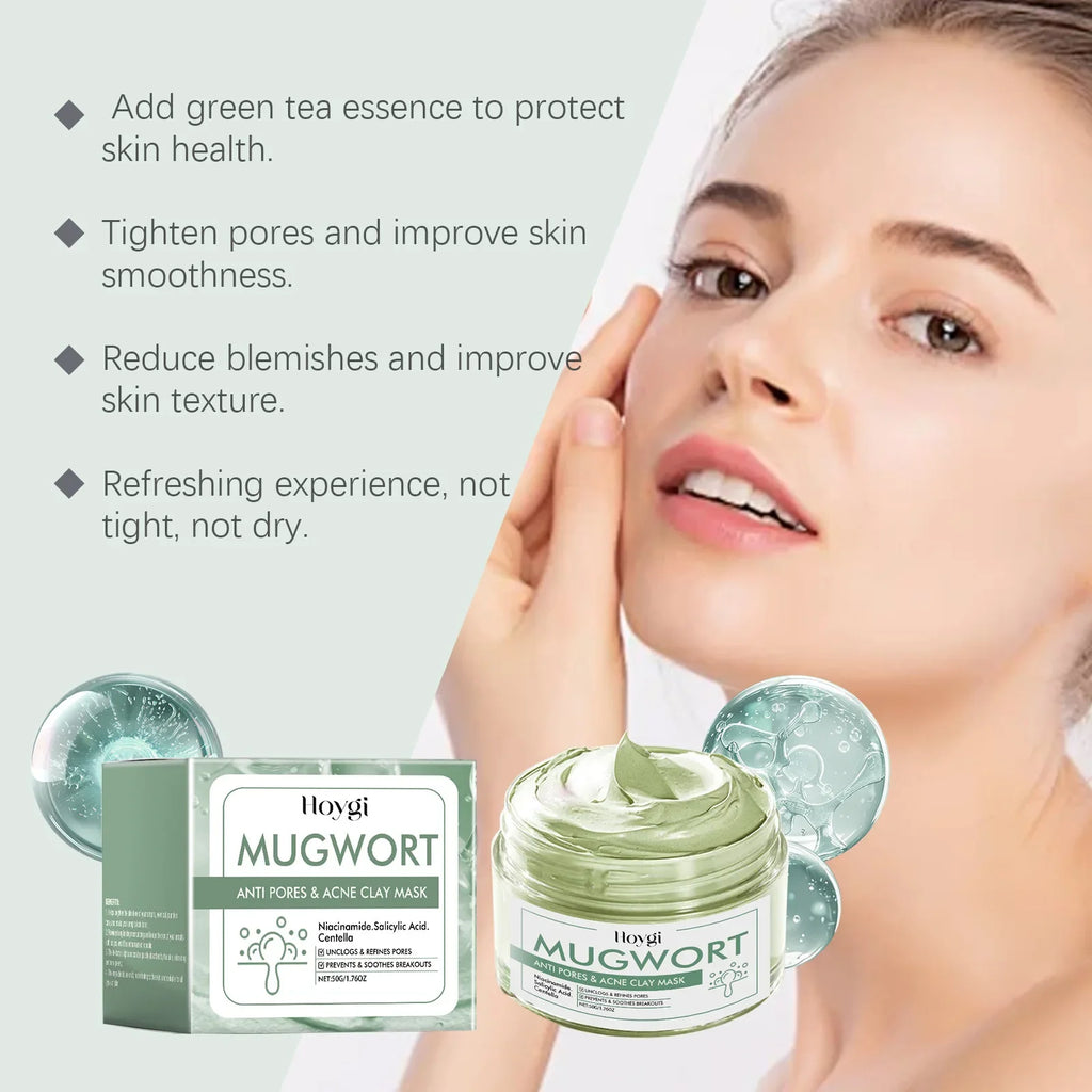 Hoygi Clay Mud Mask – Acne, Pores & Blackhead Remover Clay Mud Face Mask Oasis Select