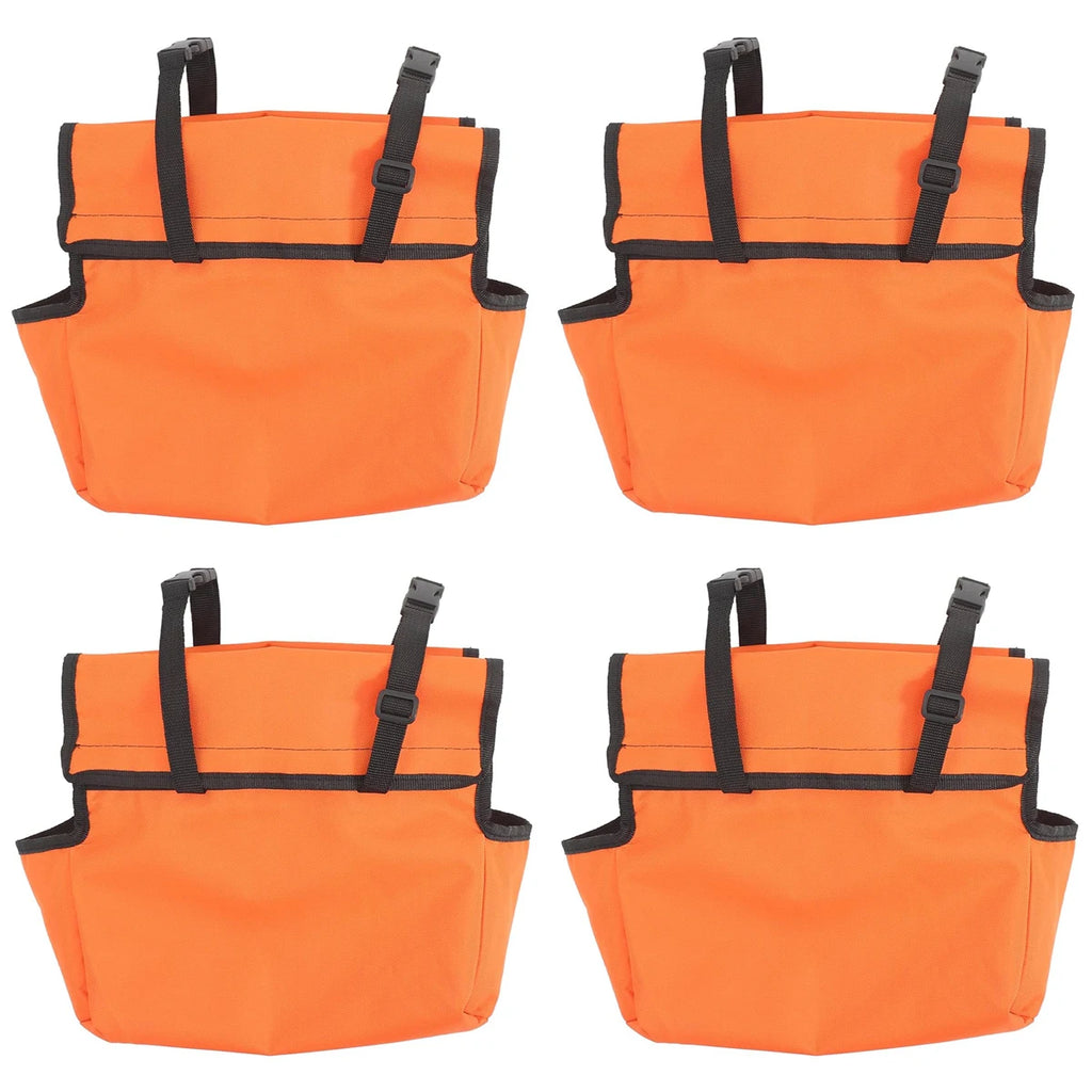 2/4 PCS Ladder Tool Caddy for Scissor Ladder Heavy-Duty Hands-Free Storage Pouch with Secure Mount for Electricians Carpenters Oasis Select 4pcs