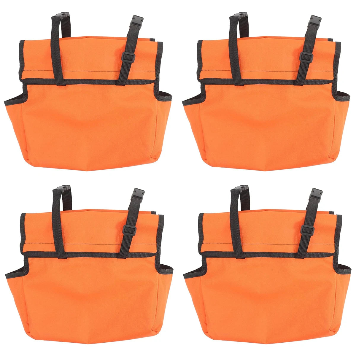 2/4 PCS Ladder Tool Caddy for Scissor Ladder Heavy-Duty Hands-Free Storage Pouch with Secure Mount for Electricians Carpenters Oasis Select 4pcs