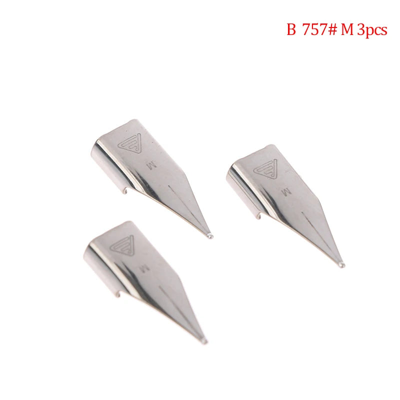 3-Pack 757 Fountain Pen Nibs – EF, F & M Tips | Art & Writing