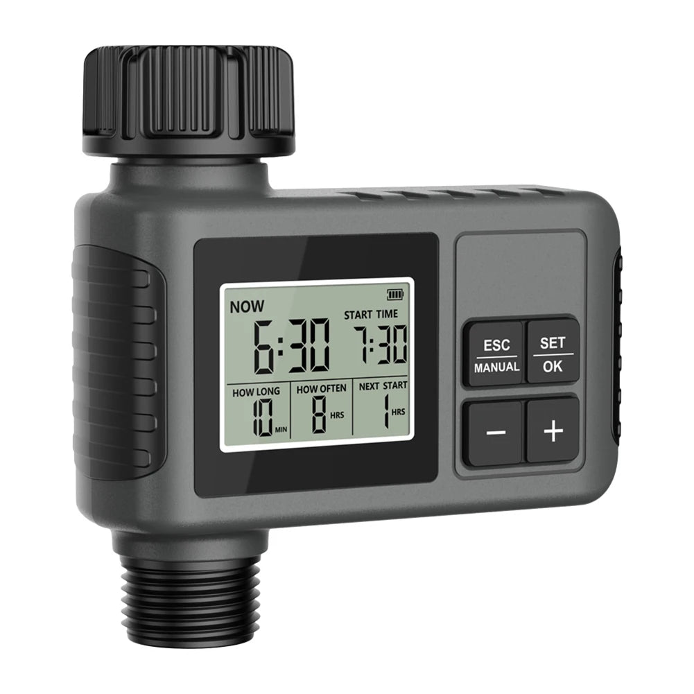 Intelligent Irrigation Timer For Garden Watering Control With Child Lock And Manual Mode ABS Weatherproof Hose Faucet Valve Oasis Select