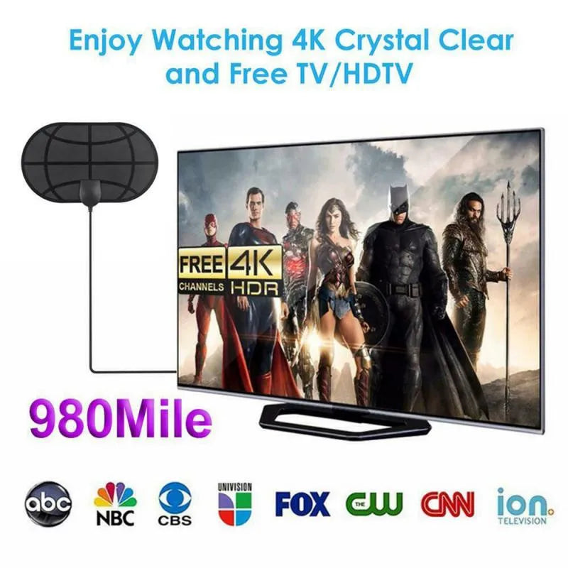 2026 New HDTV Antenna Mini HD Digital TV Antenna DVB-T2 Antenna Oasis Select