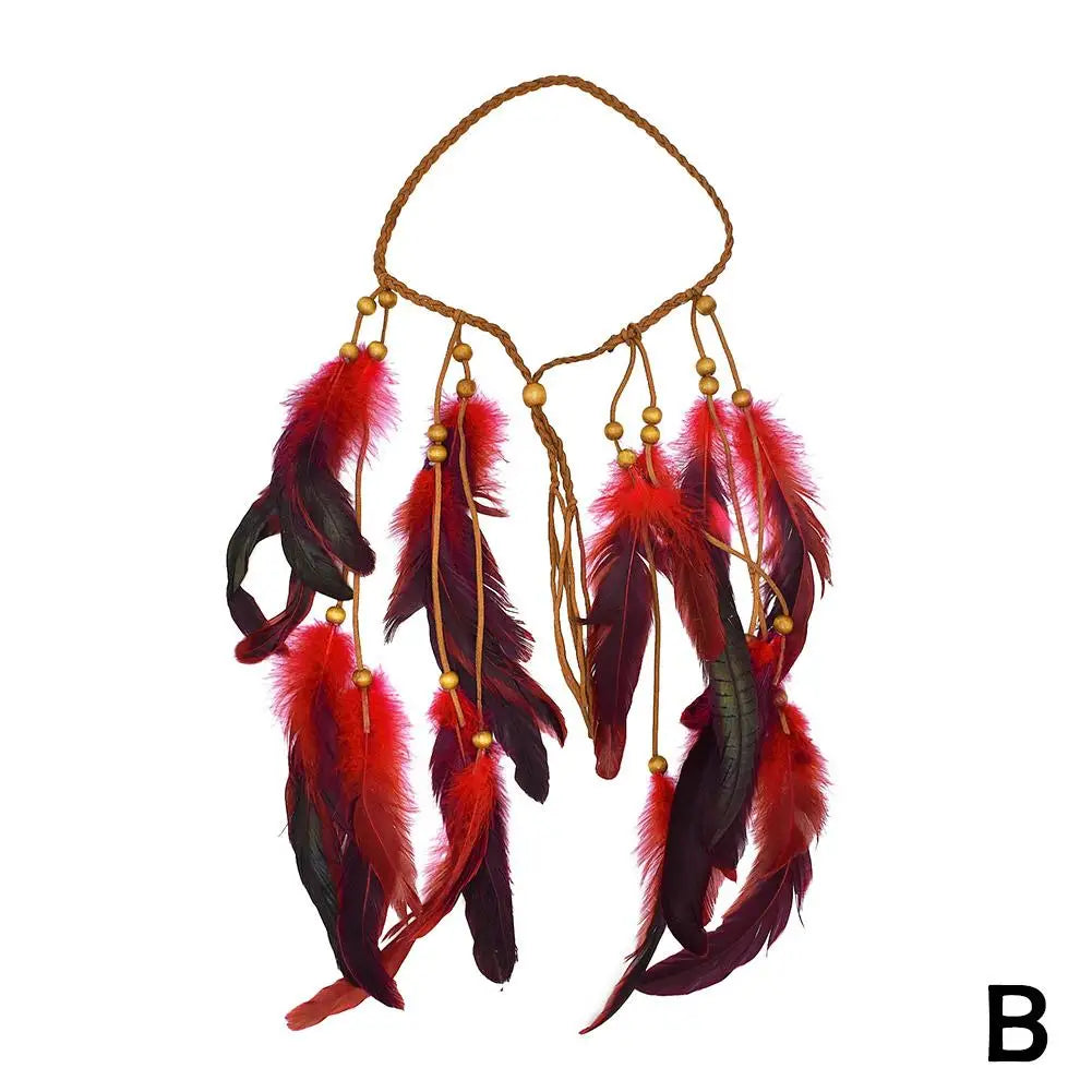 Bohemian Feather Headband – Carnival Costume & Festival