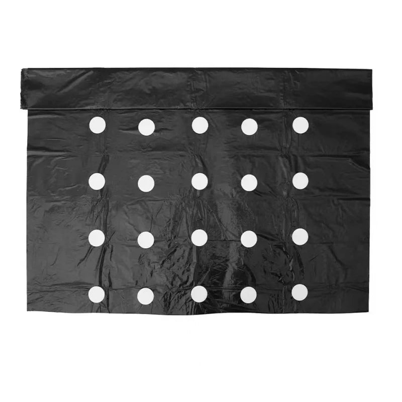 Durable Perforated Weed Barrier Fabric Black Grass Proof Coth for Vegetable Cultivation Farms Gardens Prevent Weeds Growth Oasis Select BLACK 95cmX1000cm