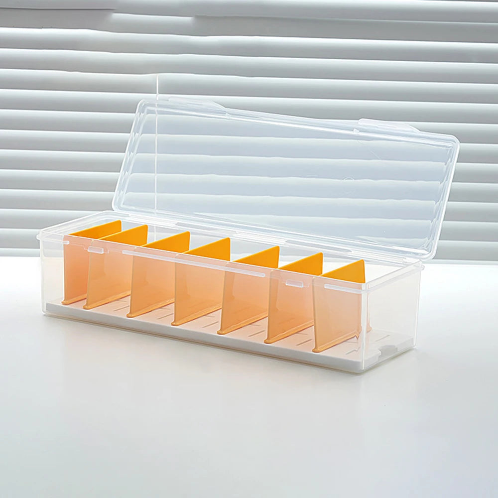 Card Storage Box with Dividers – Holds 550+ TCG Cards