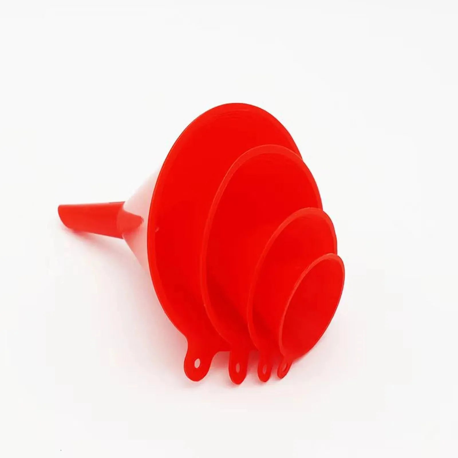 4-Piece Plastic Funnel Set – Kitchen, Auto & Home Use Plastic Funnel Set Oasis Select