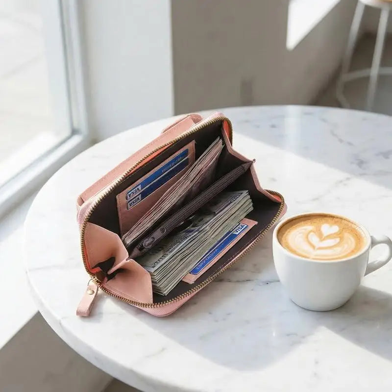 Women's Mini PU Leather Crossbody Bag | Zipper Flap Purse