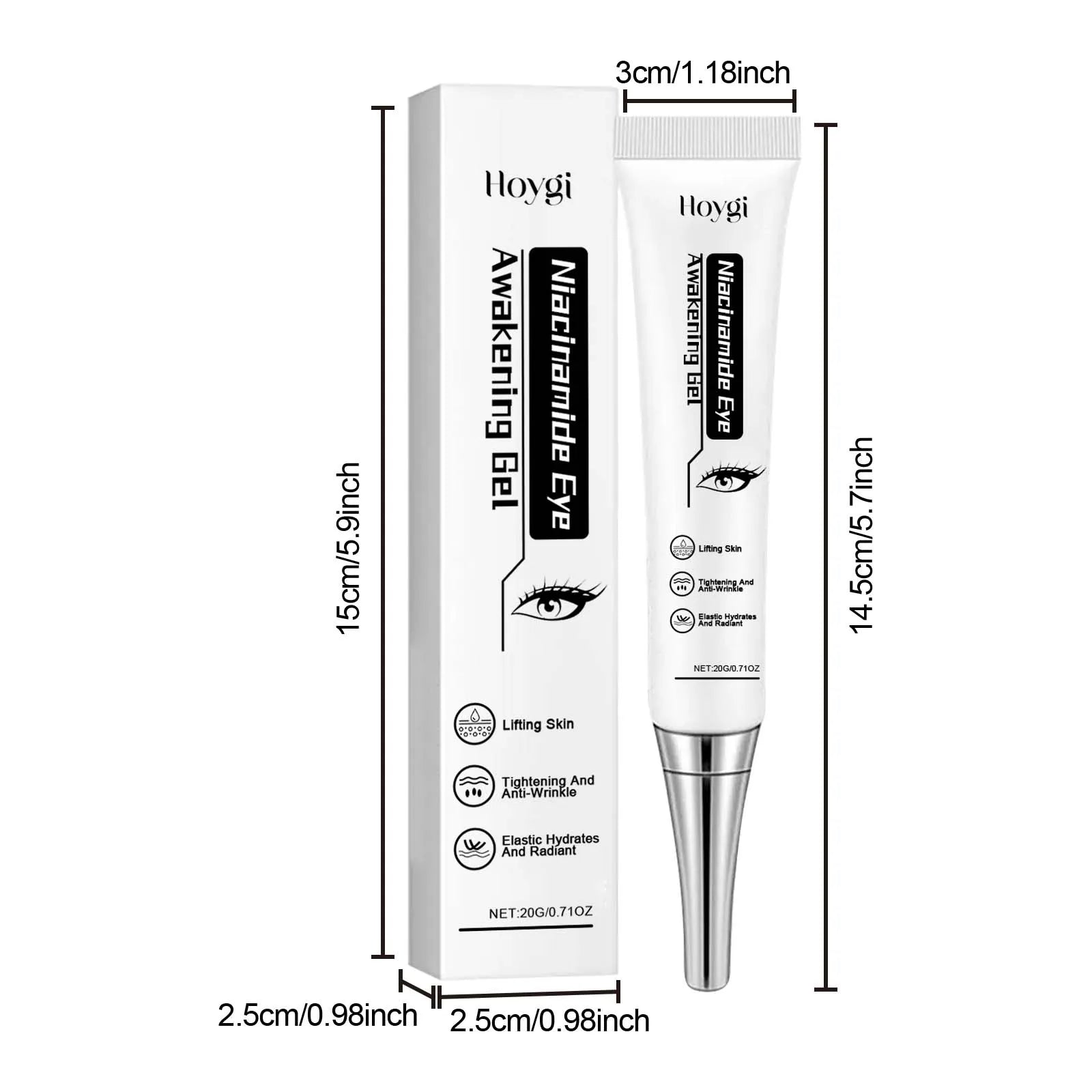 Hoygi Nicotinamide Eye Cream – Dark Circles & Bags Gel Eye Cream Gel Oasis Select